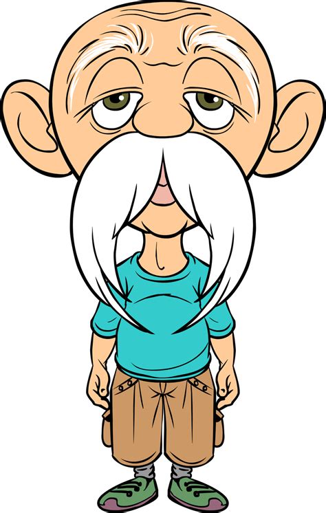 old man cartoon images